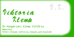 viktoria klemp business card
